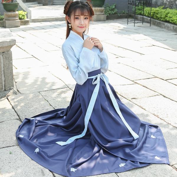 中国古代コスプレ衣装 唐装漢服 イベント 学園祭 チャイナドレス 写真