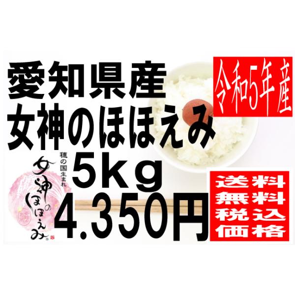 米 令和5年度産 愛知県豊橋産 女神のほほえみ 5kg /【Buyee】