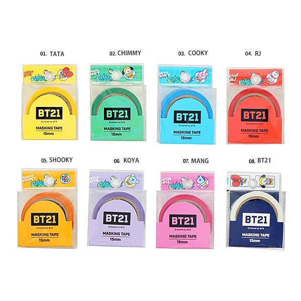 BT21 マスキング テープ II [韓国文具][文房具][かわいい][防弾少年団