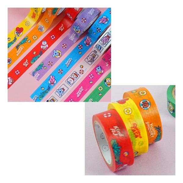 BT21 マスキング テープ II [韓国文具][文房具][かわいい][防弾少年団