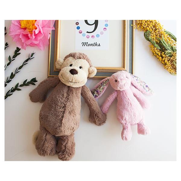 ジェリーキャットぬいぐるみ うさぎ バシュフル チューリップピンク S