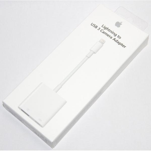 アップル純正Apple Lightning - USB 3カメラアダプタMKOW2AM/A 国内