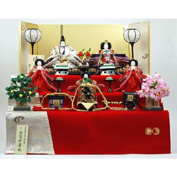 雛人形ひな人形三段飾り五人飾り人形工房天祥限定オリジナル衣装着
