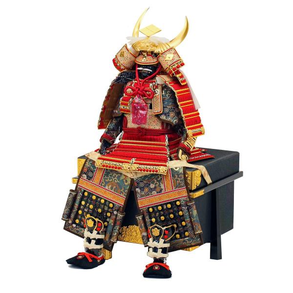 五月人形鎧鎧飾り鎧平飾り大越忠保作武将鎧武田信玄公之鎧人形工房天祥