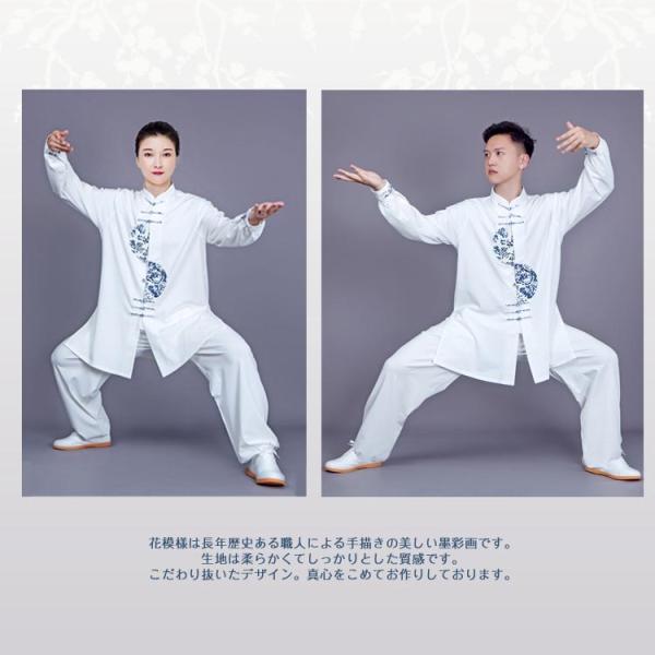 太極拳 服 カンフー 中国拳法 少林寺拳法 メンズ 上下セット 