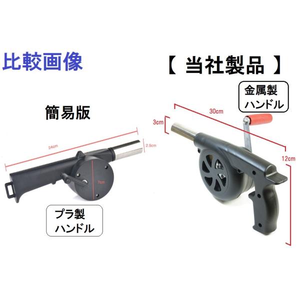 送風機 火おこし 焚き火 炭おこし バーベキューファン 40w 手動式