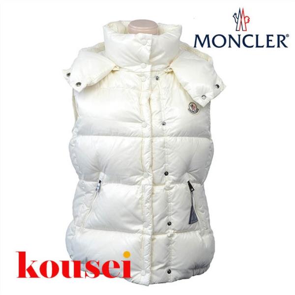 美品 MONCLER/モンクレール/ダウンベスト/ホワイト/GALENE/#1