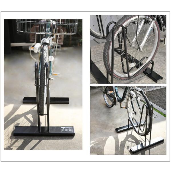 自転車スタンド 1台用 倒れない 自転車置き 自転車置き場 屋外用