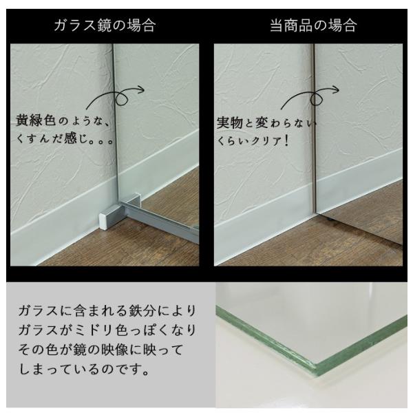 3枚セット ダンスミラー 全身鏡 大型ミラー キャスター付き 幅860 高