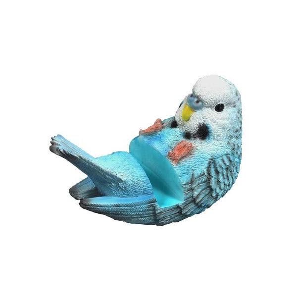 スマホスタンド 鳥（セキセイインコ） (水色) /【Buyee】