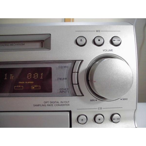 ONKYO CD-MDチューナーアンプ FR-V77 ONKYO FR-V77 〓 日陰の雄 オンキョーのCD,MDチューナー・アンプ