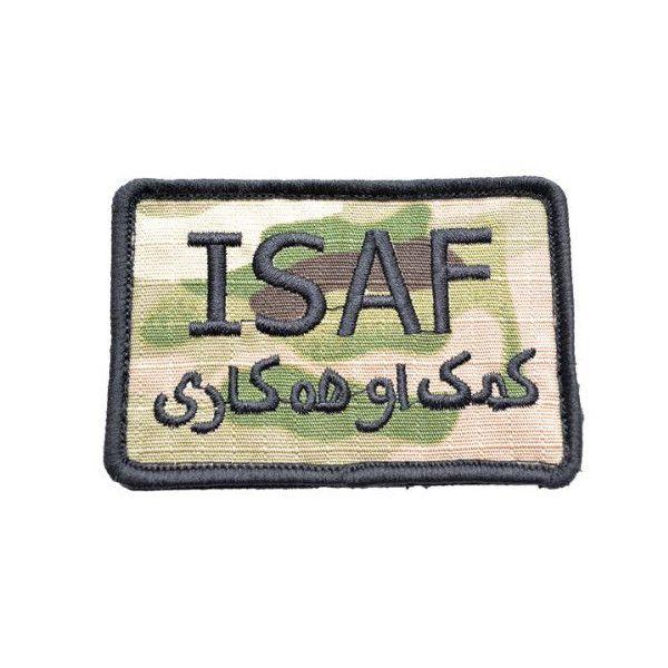 ISAF 米軍 アフガニスタン 国際治安支援部隊 ベルクロ付き ワッペン