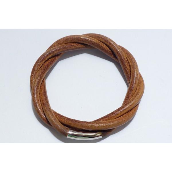 HERMES(エルメス) トルネード レザーバングル 入手困難】Hermesレザーブレスレット トゥルニ トレッセ (HERMES
