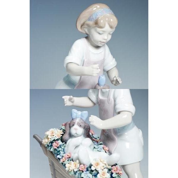 リヤドロ9133 お散歩しようね