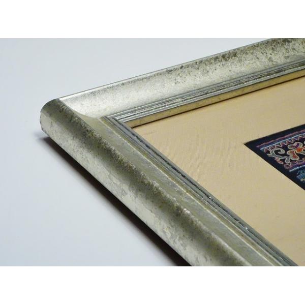 【中国 伝統工芸品】少数民族 ミャオ族 苗族 モン族 額入り 刺繍 古布 蝶 37×14cm 打子繍【中古】 中国 伝統工芸品】少数民族 ミャオ族 苗族 モン族 額入り 刺繍 古布 蝶
