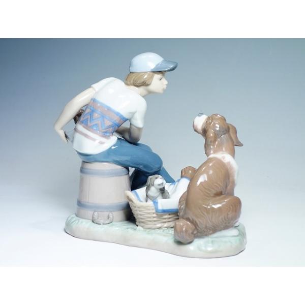 LLADRO リヤドロ 5376 この子はぼくの！ 子犬 少年 置物 インテリア