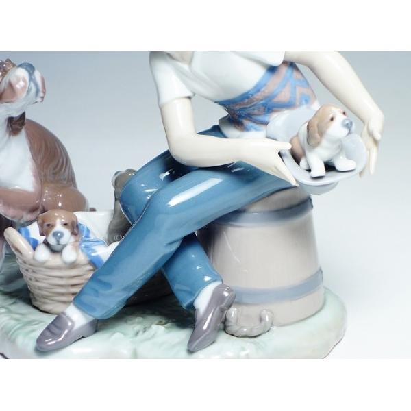 LLADRO リヤドロ　5376 この子はぼくの！ 子犬 少年 置物 インテリア LLADRO リヤドロ 5376 人形 陶器 犬 少年