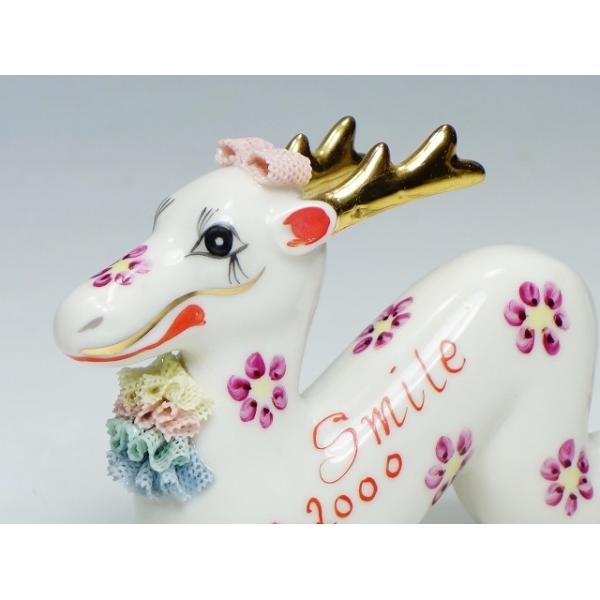 ◇美品◇アイリッシュドレスデン　龍　辰年　ドラゴン　箱つき　置物　干支 1 ◇美品◇アイリッシュドレスデン 龍 辰年 ドラゴン 箱つき 置物