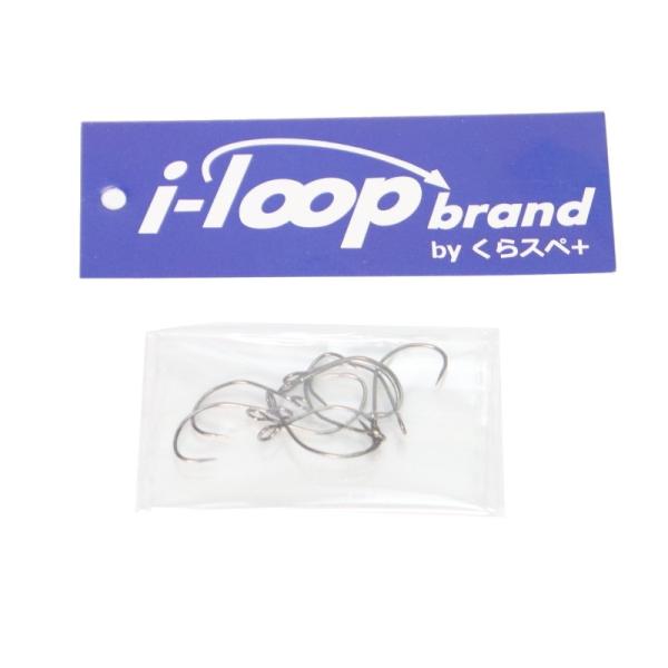 i-loop バーブレスフック スプーン ミノー 用 20本入り #8 シングル