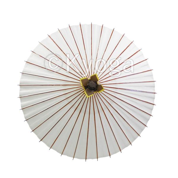 舞踊傘 白 和傘 舞踊用小番傘 白 雨天使用不可 ／雨傘／蛇の目傘