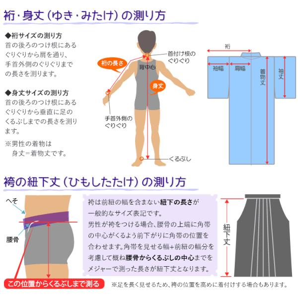 黒紋付羽織袴セット殿方黒紋付着物羽織袴長襦袢角帯羽織紐6点セット袷