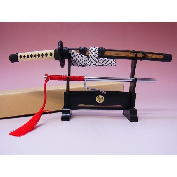 日本のおみやげ】◇日本刀・模造刀【陣太刀ペーパーナイフ＆十手（赤