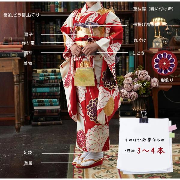 501ag70キモノのみ■七五三 七歳 女児 セミアンティーク着物 菊 子供用 アンティーク着物 黄色 七歳 七五三＊黒×薄黄色のヱ霞に