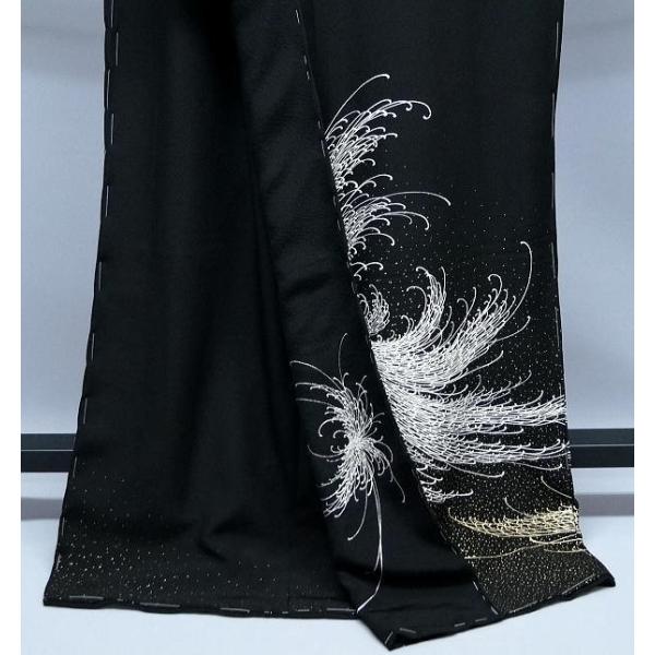 4895 黒留袖着物 単品 結婚式 金彩友禅 紋付 違いたかの羽 【公式通販】