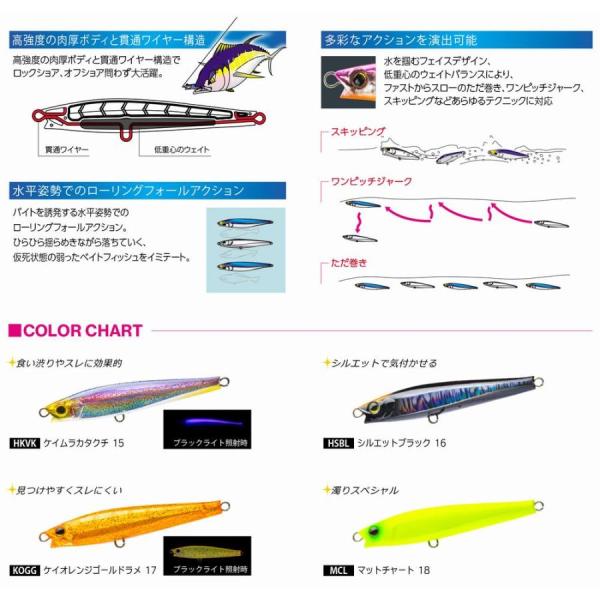 DUELモンスターショット95 40gルアー 6個セット 新色NEW!送料無料 DUEL ハードコア モンスターショット S 95 40g デュエル