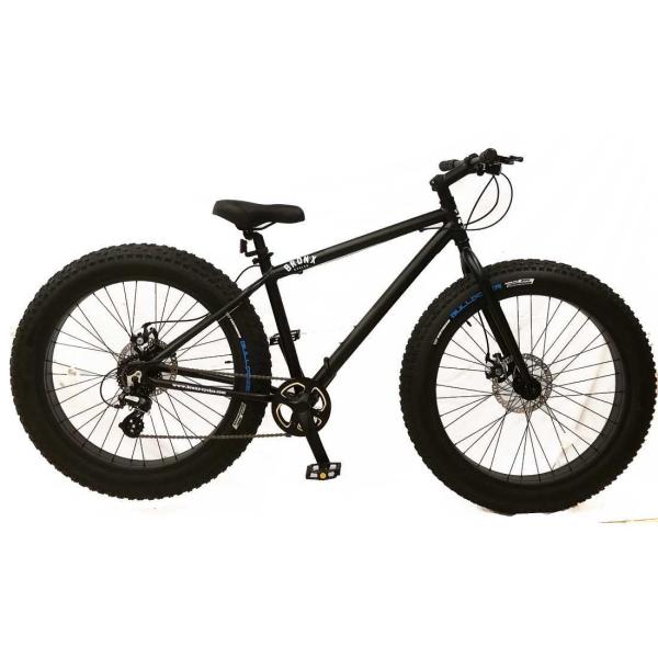 自転車 26BRONX-TRX マットブラック×ブラックリム ブロンクス ファット 