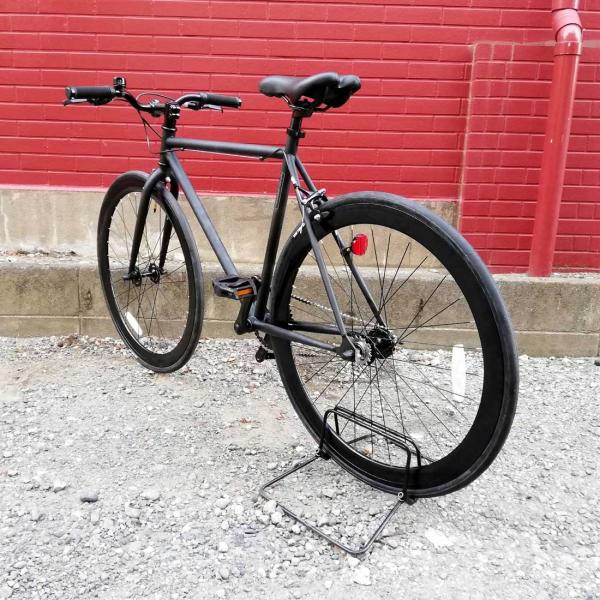 自転車 T-STREET 700C-1SP マットブラック フレームサイズ：480〜540mm