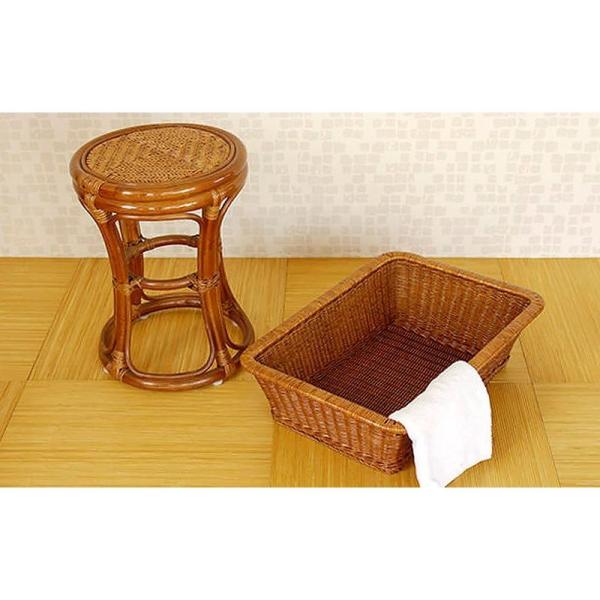 ＊籐かごセット　4点 籐かごセット 4点 籐巻六ツ目かご3個セット | 虎