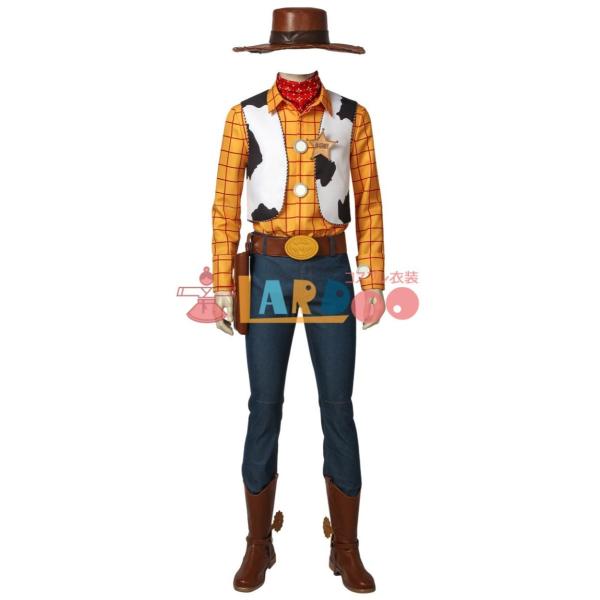 トイ・ストーリー：ウッディ・プライド Toy Story：Woody Pride Sheriff Woody コスプレ衣装+靴 コスチューム コスプレ  仮装 cosplay /【Buyee】