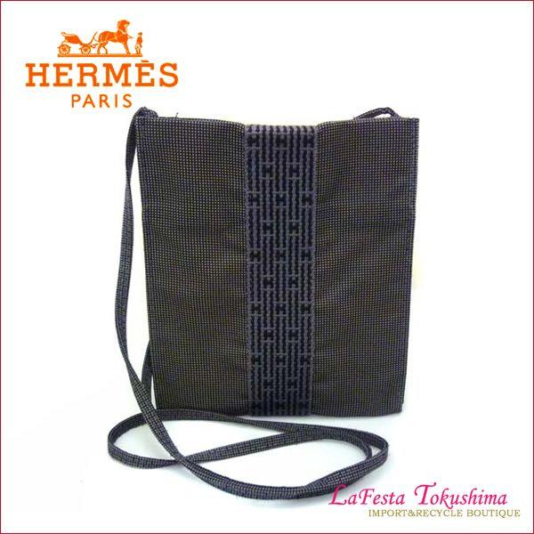 HERMES エルメス エールライン ポシェット （グレー） /【Buyee】