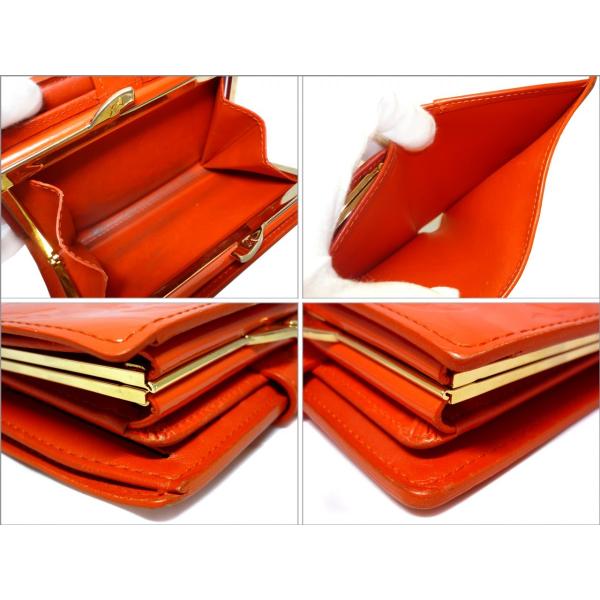 ルイヴィトン　ヴェルニ モノグラム ポルトフォイユヴィエノワ がま口財布 LOUIS VUITTON 良品 ルイヴィトン モノグラム ヴェルニ