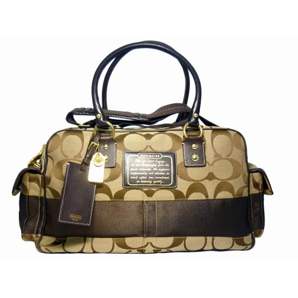 ☆コーチセール☆ COACH コーチ シグネチャー トラベルバッグ ボストン 