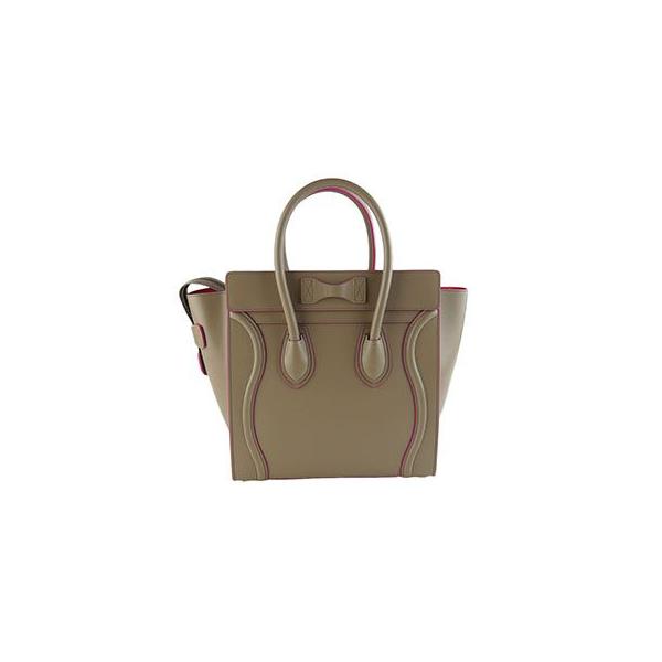 CELINE：セリーヌ 新作 ラゲージ マイクロショッパー ベージュ×ピンク(BEIGE) 167793WSD.02B9 /【Buyee】