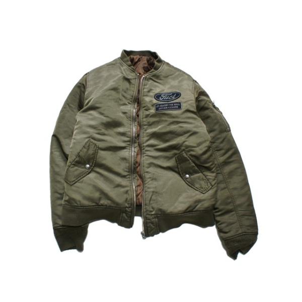 FUCT SSDD GARMENT DYED MA-1 JACKET KHAKI カーキ MA1ジャケット /【Buyee】