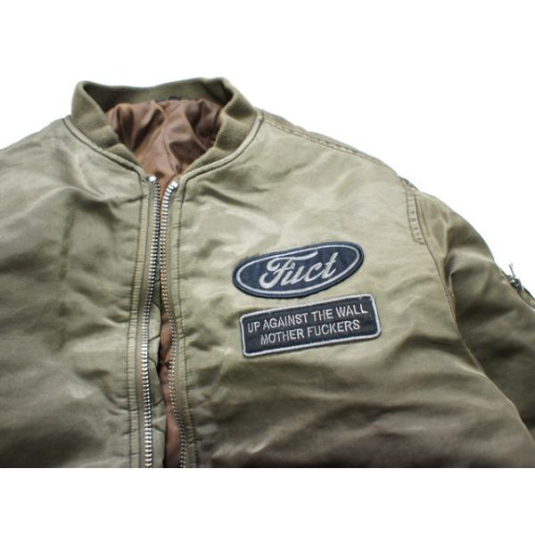 FUCT SSDD GARMENT DYED MA-1 JACKET KHAKI カーキ MA1ジャケット /【Buyee】