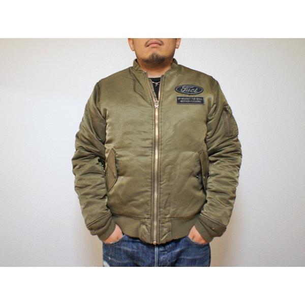 FUCT SSDD GARMENT DYED MA-1 JACKET KHAKI カーキ MA1