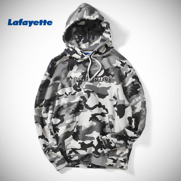 LAFAYETTE OUTLINE LOGO PULLOVER SWEATSHIRT (URBAN CAMO) ラファ