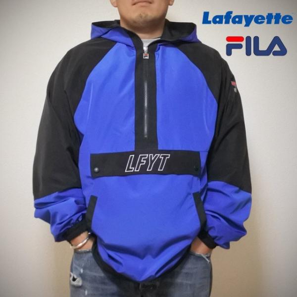 【美品】LAFAYETTE×FILAクラシック アノラック ナイロン ジャケット Lafayette FILA ラファイエット フィラ CLASSIC ANORAK JACKE