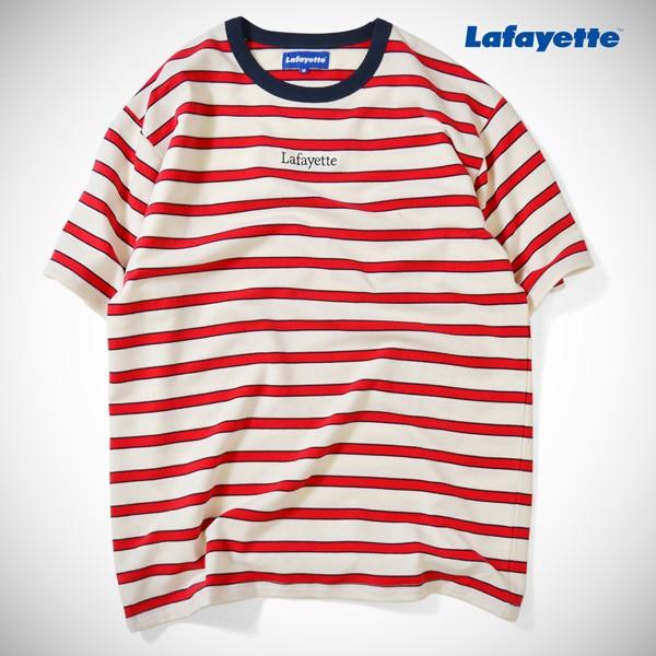 LAFAYETTE MULTI BORDER S/S CUT SEWN ラファイエット ボーダー Ｔ