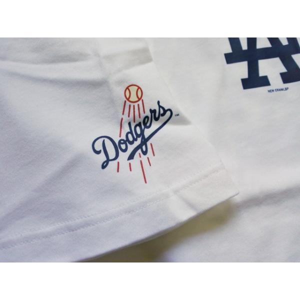 XLARGE×NEW ERA×Los Angeles Dodgers S/S TEE 白 NEWERA LA DODGERS