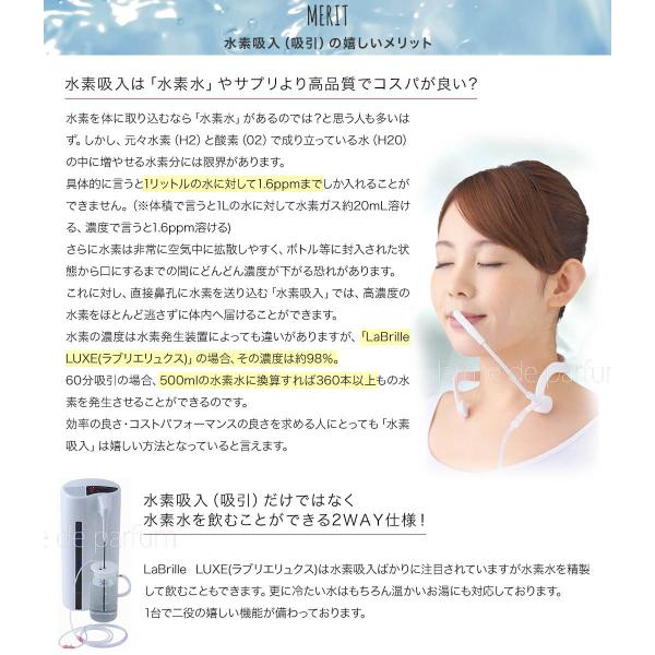 公認店】 水素吸入器 ラブリエ リュクス HA‐002 水素吸入 水素ガス
