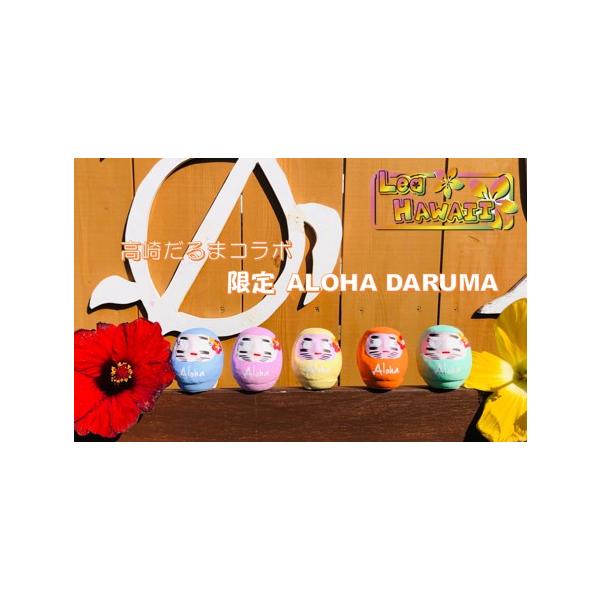レアハワイ 限定 特注 縁起ダルマ 5カラー 高崎だるま