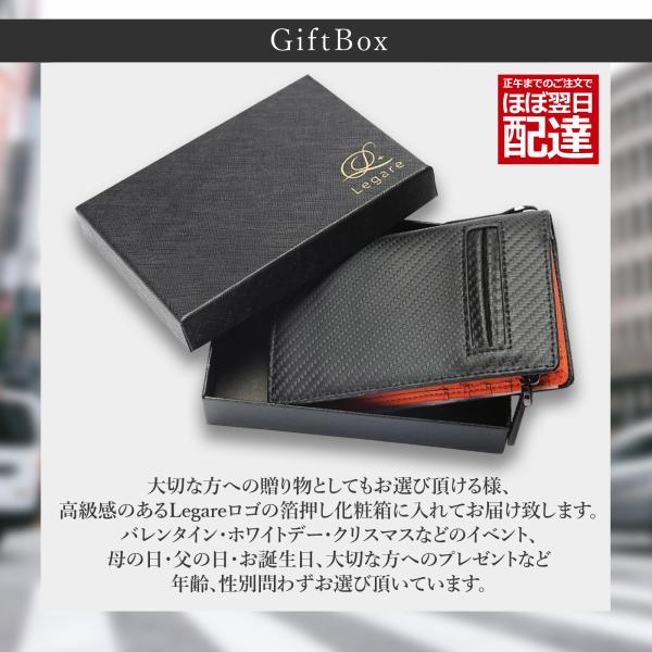 Legare レガーレ 財布 二つ折り メンズ レディース L字