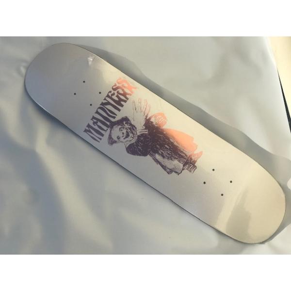 MADNESS 】8.375 x 31.55 BACK HAND - BRONZE Skateboard Deck