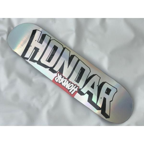 HONDAR 】8.0 Silver Foil Hondar Skateboard Deck ホンダー スケート