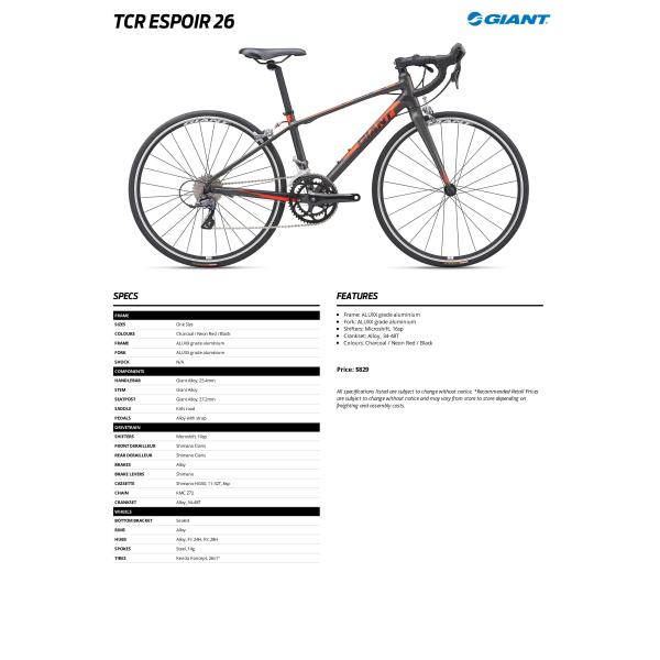 GIANT TCR ESPOIR 26 STI